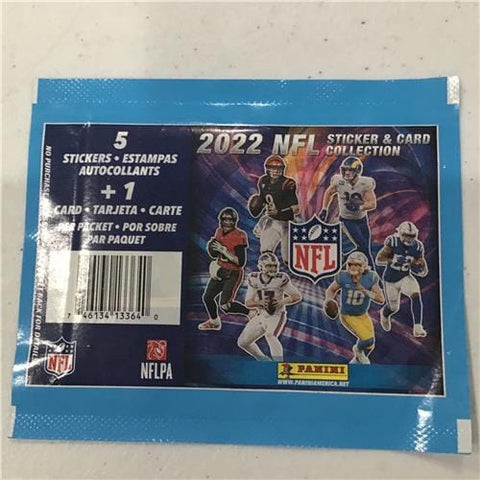 2022 Panini - Football - Sticker and Card Collection Pack