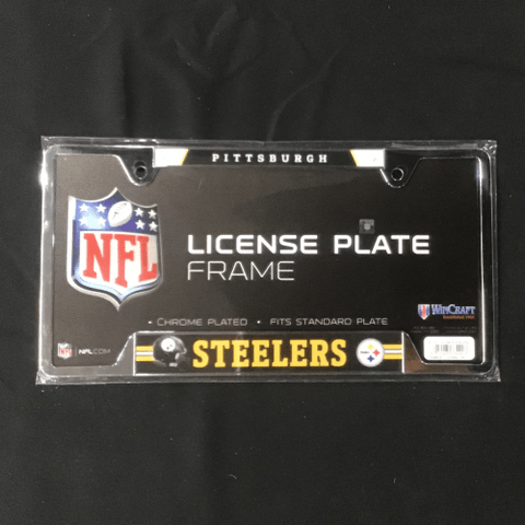 License Plate Frame - Football - Pittsburgh Steelers