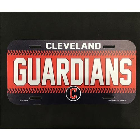 License Plate - Baseball - Cleveland Guardians