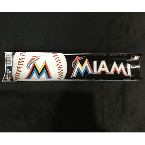 Bumper Sticker - Baseball - Miami Marlins