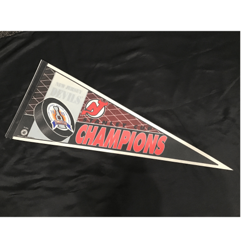 Championship Banners  New jersey devils, Stanley cup, New jersey