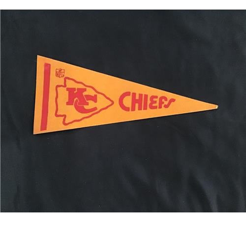 Vintage Kansas City Chiefs Flag Pennant