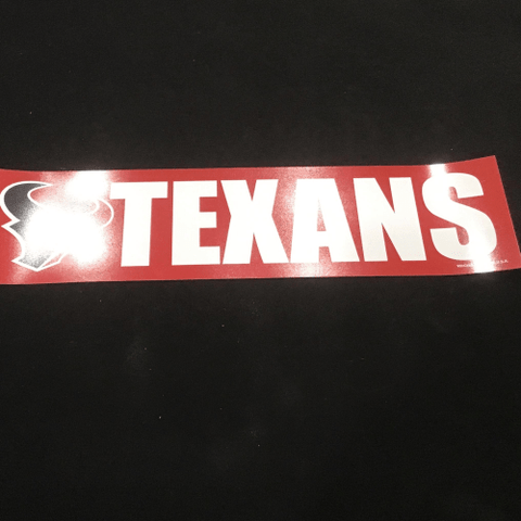 Bumper Sticker - Football - Houston Texans