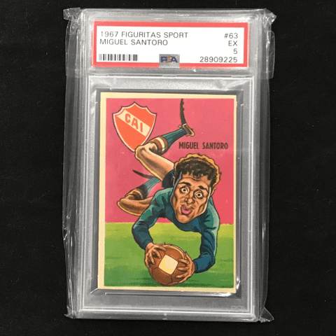 1967 Crack Figuritas Sport #63 Miguel Santoro - Graded Card - PSA 5 28909225