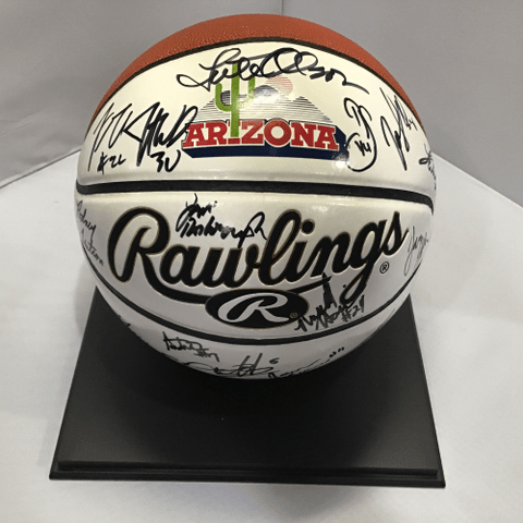 University of Arizona Wildcats - Autographed Basketball - 2000-01 Team JSA BB59879