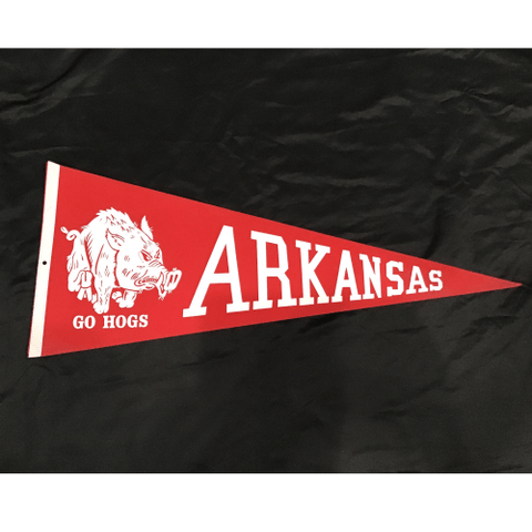 Team Pennant - College - University of Arkansas Razorbacks Vintage