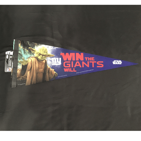 Team Pennant - Star Wars Yoda - New York Giants