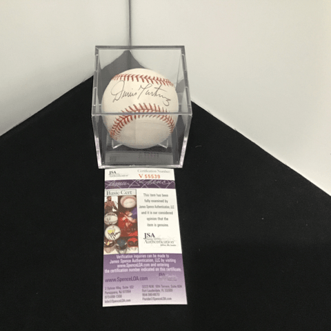 Dennis Martinez - Autographed Baseball - JSA V55539
