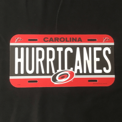 License Plate - Hockey - Carolina Hurricanes