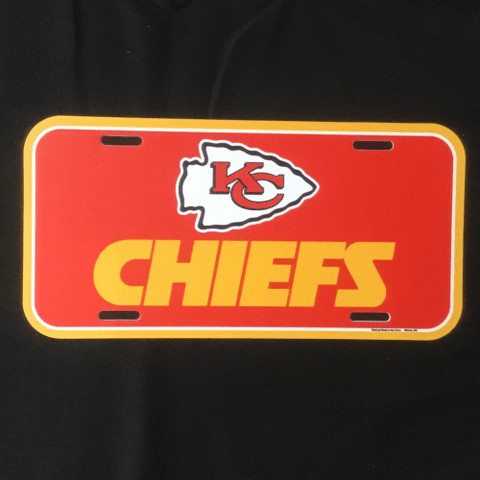 License Plate - Football - Kansas City Chiefs