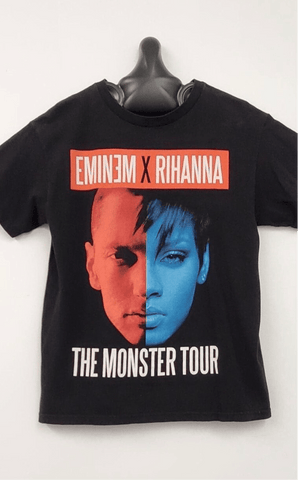 Band T-Shirt - Eminem & Rihanna - Monster tour (M)