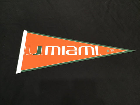 Team Pennant - College - Miami Hurricanes