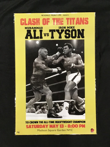Ali vs Tyson Poster - 24x36
