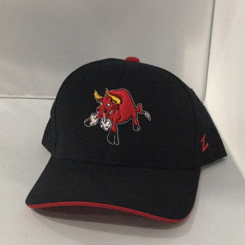 Tucson Toros Black Hat Red Bull* Zephyr Fitted size 7 3/4