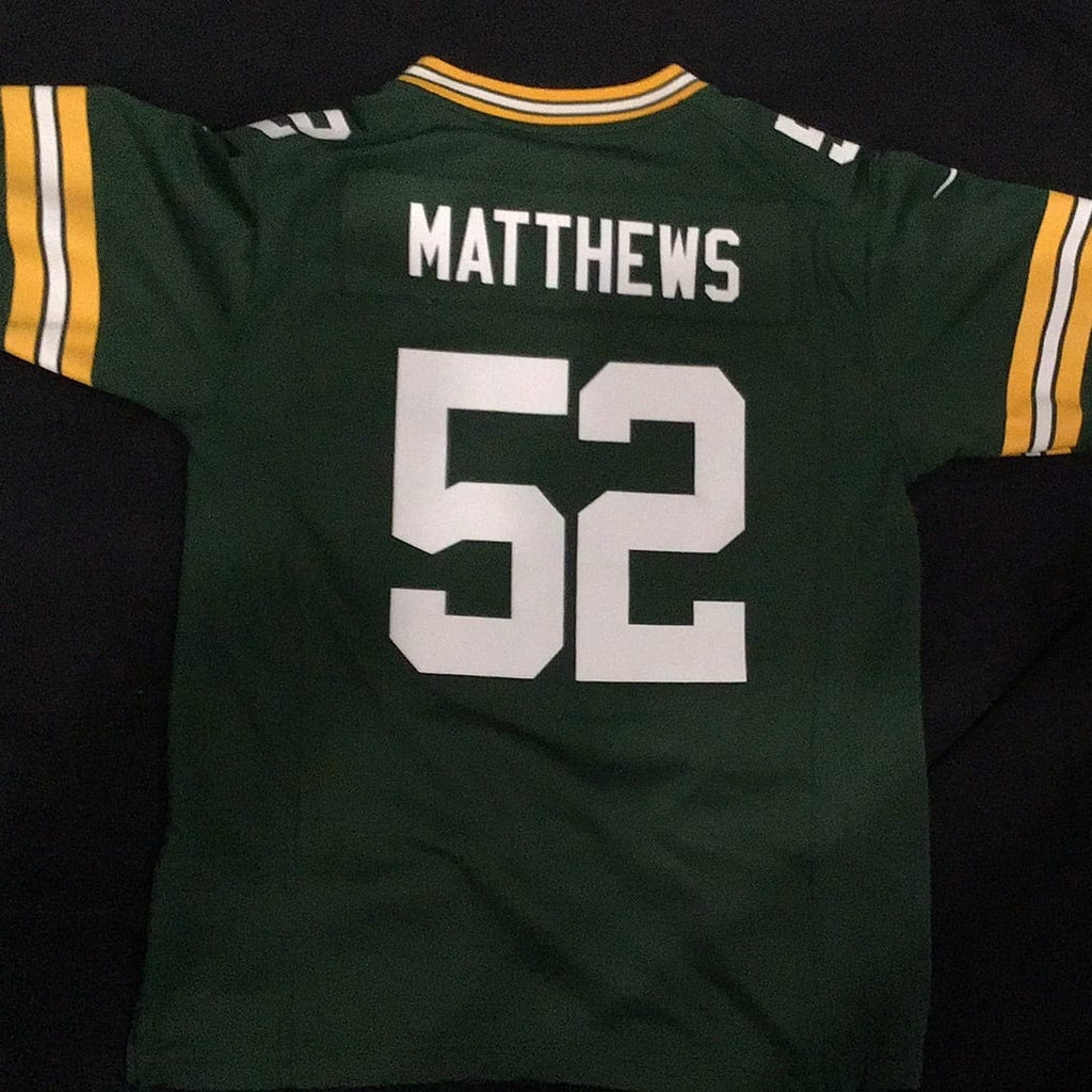 Green Bay packers - Jersey - Matthews #52 - Adult medium – Overtime Sports