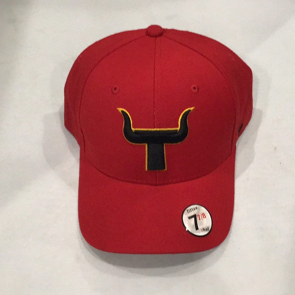 Tucson Toros Hat Black Word Logo Zephyr Fitted Size 7 7/8