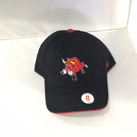 Tucson Toros Black Hat Red Bull* Zephyr fitted size 8