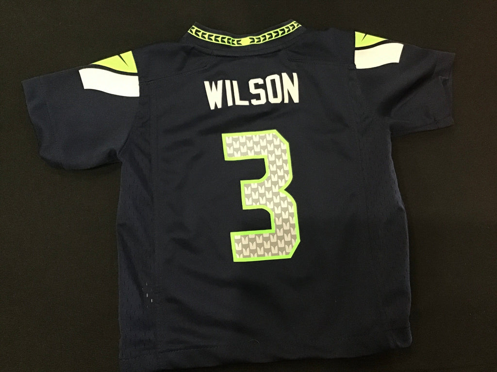 Seattle Seahawks - Jersey - Wilson #3 - youth 3T – Overtime Sports