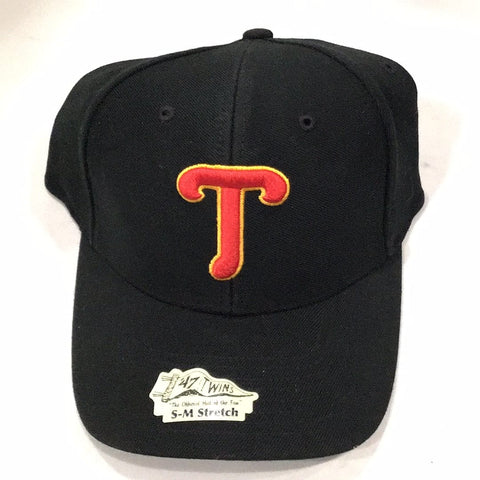 Tucson Toros Hat Black Red T* Small/Medium Stretch Fit