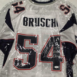 Teddy Bruschi signed and inscribed jersey. JSA COA.