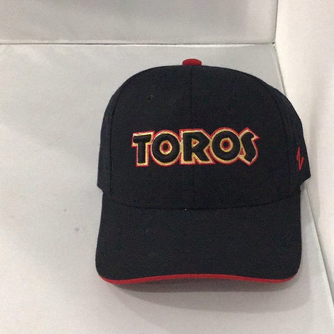 Tucson Toros Hat Black TOROS Logo* Zephyr fitted size 7 3/4